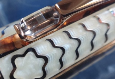 MONTBLANC BOHEME 100 ROSE GOLD AND WHITE IVORY LACQUER