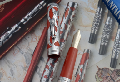 WATERMAN No. 420 Oversized Eyedropper Red Hard Rubber (RHR) Fountain Pen